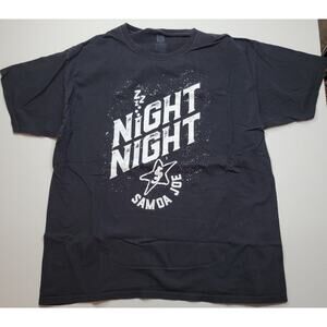 Authentic WWE Samoa Joe ZZZ Night Night WWE Black T-Shirt Size XL